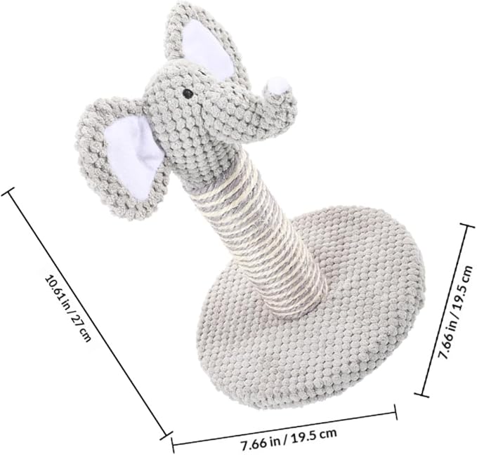 BESPORTBLE 2pcs Cat Scratching Posts and Climbers with Animal Patterns, Wear-Resistant Reusable Scratching Poles for Small Cats and Kittens Indoor Play and Claw Care