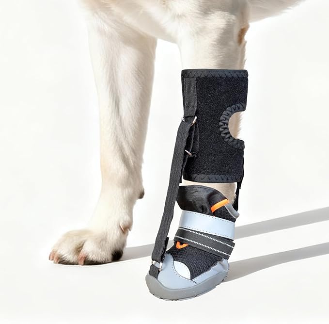 Dog Boot with Adjustable Straps Corrective Pet Shoe Paws Protectors Dogs Winter Outdoor Supply Washable Foot Protectors