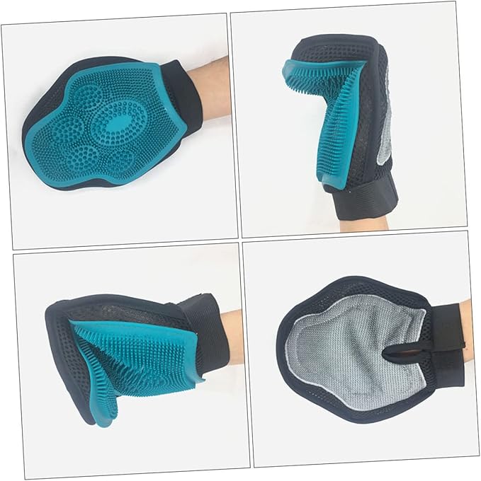 Pet Hair Cleaner Brush Pet Gloves Grooming Double-Sided Sticky Brush Cat Dog Supply Easy Massage