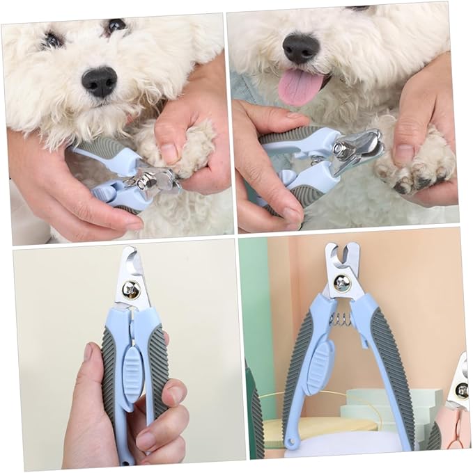 Pet Nail Clipper Professional Cat Dog Claw Trimmer Non Slip Easy to Use for Small Animals Sharp Blades for Precise Trimming Suitable for All Breeds