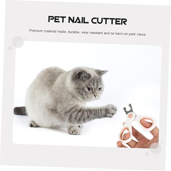 GALPADA Portable Pet Nail Clipper for Dogs Cats Safe Use Claw Trimmer Tool for Grooming Pet Owners to Prevent Over-Cutting and Ensure Comfort