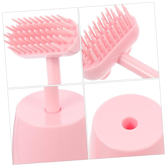 BESTonZON Cat Grooming Brush Self-Cleaning Massage Brush for Cats Hair Removal Tool 1-Piece Soft Bristles for Itching and Relaxation