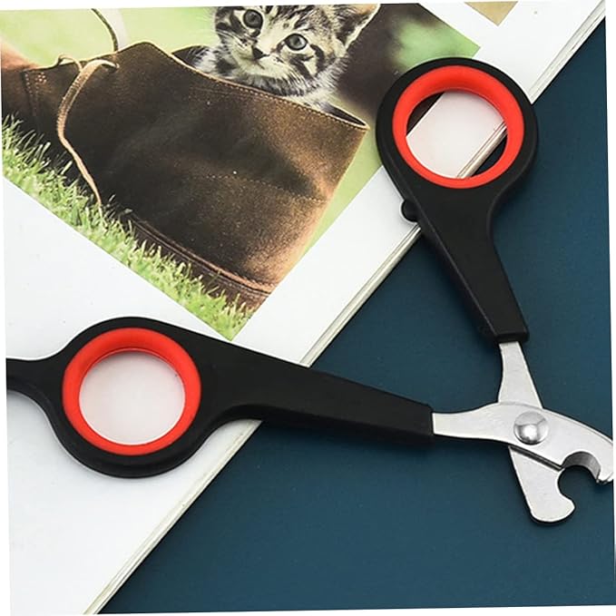 VANZACK 9pcs Cat Nail Clippers Ergonomic Portable Pet Trimmers for Grooming Non- Handle for Cats and Pets