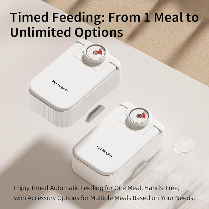 F22 2-Meal Automatic Pet Feeder for Cats and Small Dogs with Ice Pack