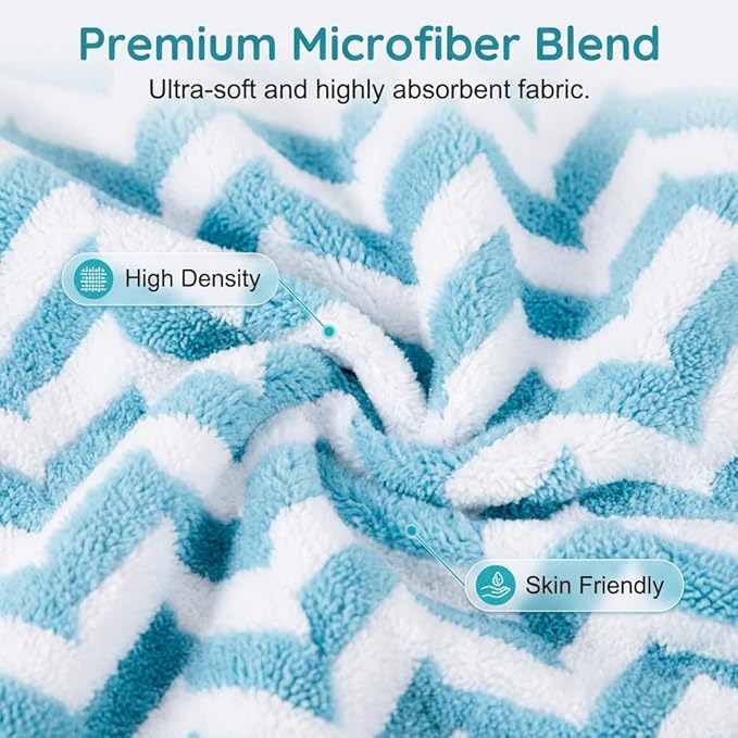 Dog Bathrobe, Super Absorbent Microfiber Drying Coat for After Bath, Warm Keeping Dogs Towel, Soft Pet Towel Robe for XS-XL Dogs, Dogs Bath Supplies (Blue, XL)