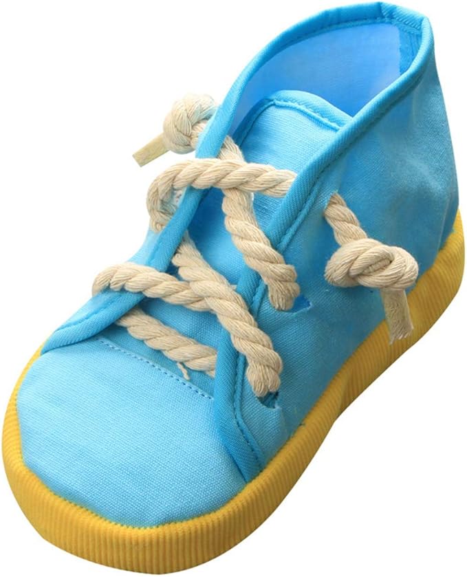Dog Plush Squeak Stuffed Puppy Chew Toy Pet Supplies Shoe-Shape Toy
