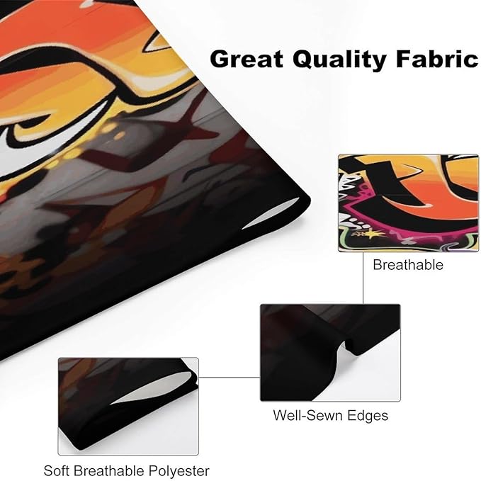 Dog Bandana Spring Pet Scarf Adjustable Triangle Graffiti Hip Hop Printing Dog Bib Washable Polyester Puppy Bandana for Small Medium Large Dogs Cat Birthday Party Supplies