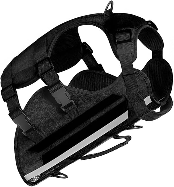 Dog Vest Harnesses Pet Strong Training Walking Swimming Supplies Soft Handle Training Vest Dog Harness with Handle for Large Dogs