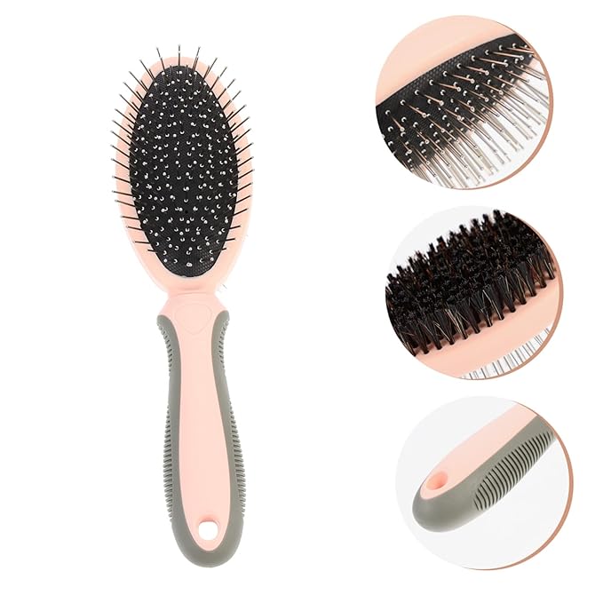 TOYANDONA Sturdy Pet Grooming Brush Ergonomic Cat Comb for Home Use Matted Fur Remover