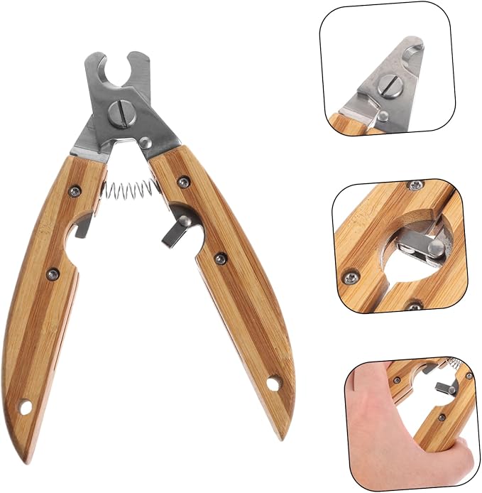 Cat and Dog Nail Clippers Pet Hair Remover Tool Ergonomic to Use Stainless Steel for Grooming Supplies