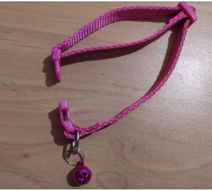 Dog Basic Collars Pet Collar Reflective pet Bell Collar Adjustable Size Suitable for Cats and Small Dogs pet Supplies(3)