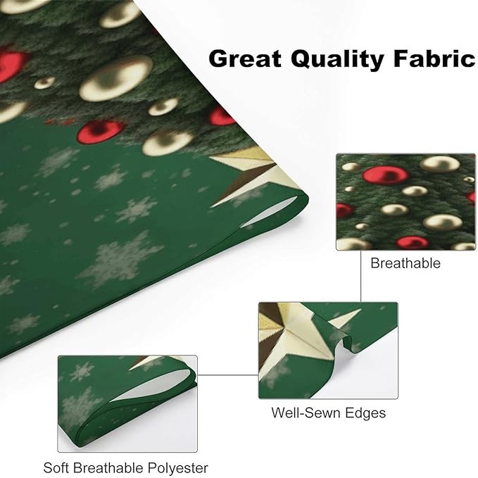Dog Bandana Spring Pet Scarf Adjustable Triangle Round Ball Christmas Tree Printing Dog Bib Washable Polyester Puppy Bandana for Small Medium Large Dogs Cat Birthday Party Supplies