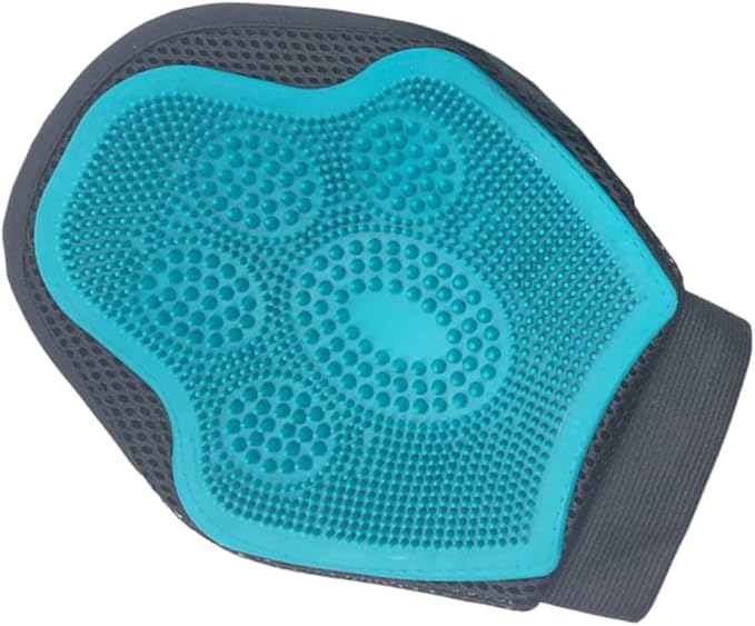 Pet Grooming Glove Brush for Cats and Dogs Dual Sided Massage Glove Comfortable and Easy to Wear for Bathing and Grooming for All Breeds