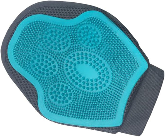 Pet Grooming Glove Brush for Cats and Dogs Dual Sided Massage Glove Comfortable and Easy to Wear for Bathing and Grooming for All Breeds