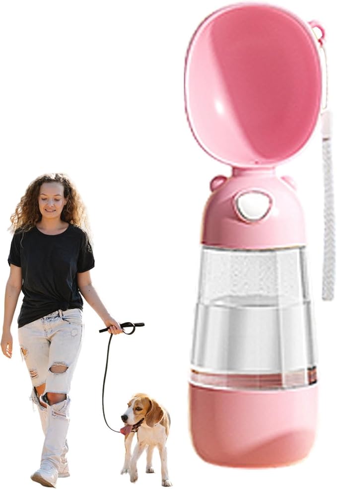 Dog Water Bottle, Leakproof Pet Drinking Bottle, Puppy Watering Dispenser for Walking Camping Outing Personal Pet Supplies Pets Protective Guard 500ml Capacity Professional Grade Authentic Model