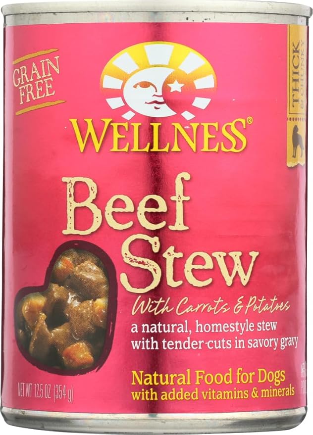 WELLNESS DOG BEEF STEW Case 12/12.5 OZ
