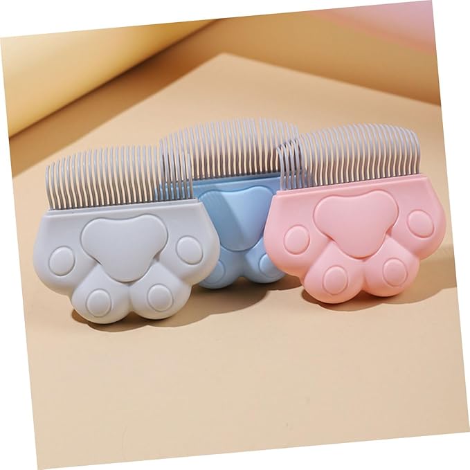 3Pcs Multi Function Grooming Brush for Cats Portable Pet Hair Combs for Easy Shedding De Shedding and Skin Massage for Household Use and Bonding with Pets
