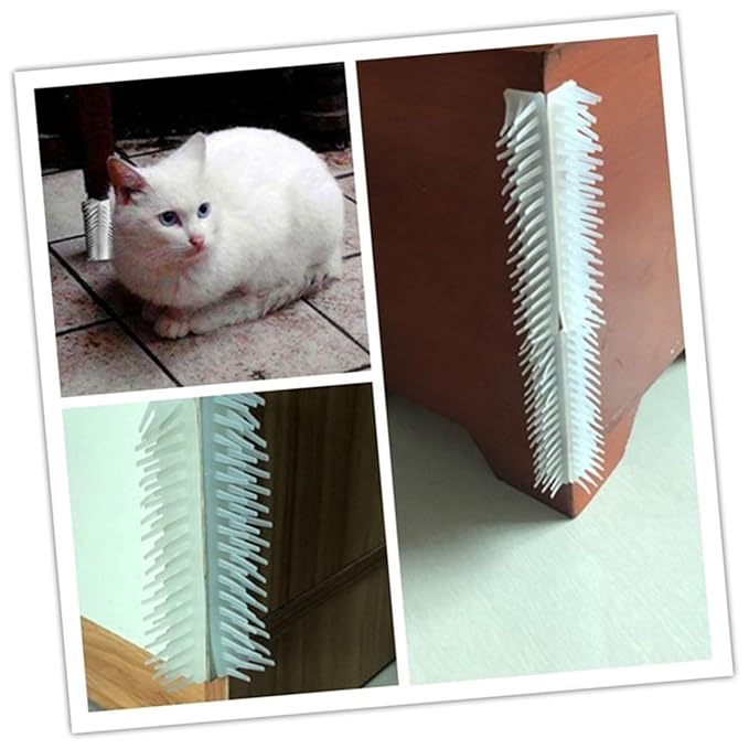 VICASKY 2Pcs Cat Self Massager Removable Corner Brush for Cats Hair Removal Massage Comb Designed for Cat Grooming Easy to Install and Durable Pet Hair Tool