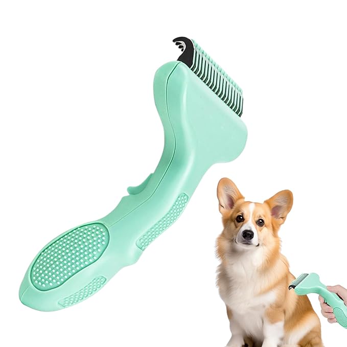 Cat Brush for Shedding - Self-Cleaning Grooming Tools - Puppy Slicker Brush Cleaning Tools - for Long Short Bathing Dematting All Breeds Daily Indoor Home
