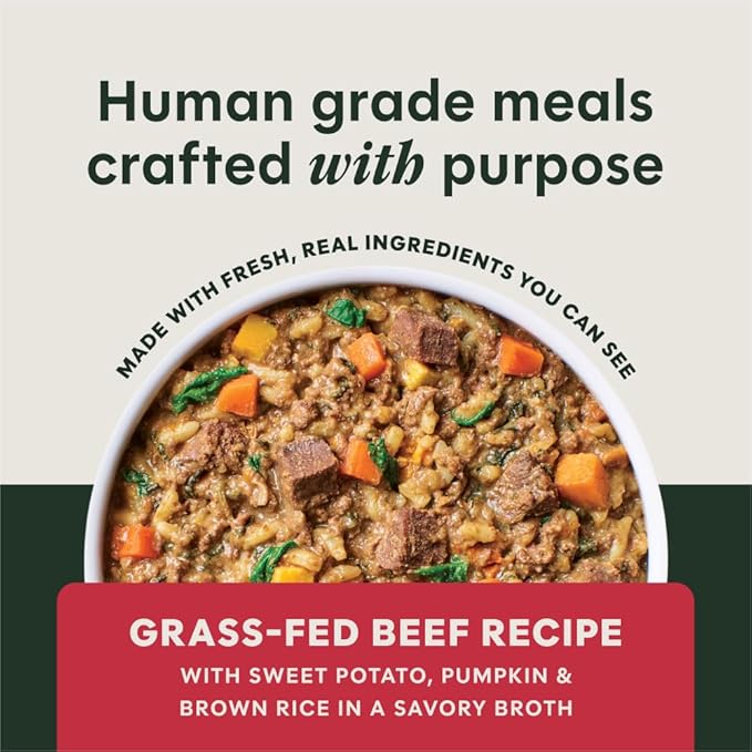 Instinct Freshly Crafted Meals, Dog Wet Food or Topper - Grass-Fed Beef, 11 oz. Carton