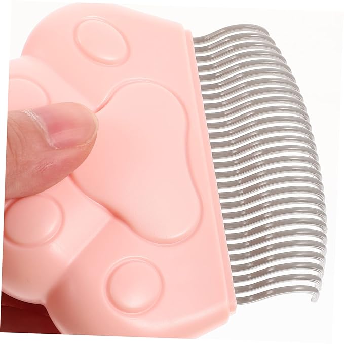 SUPVOX 2pcs Cat Grooming Combs for Removal Bristle Design Lightweight Portable for Cats Dogs