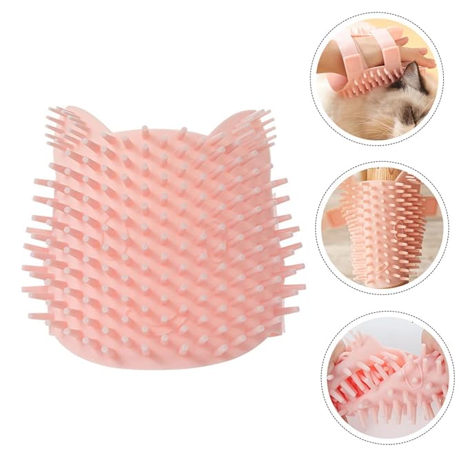 1pc Silicone Cat Grooming Tool Dematting Brush for Matted Fur Cat Massage Comb Pet Brush Comb