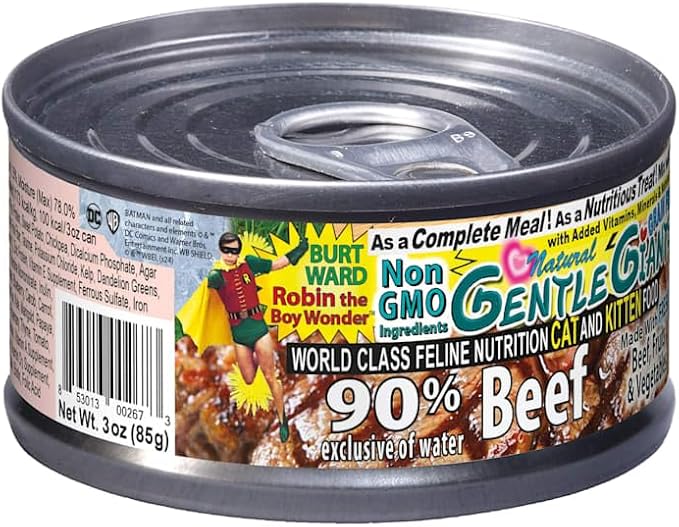 Gentle Giants Beef Wet Cat Food, 3 oz., Case of 24, 24 X 3 OZ