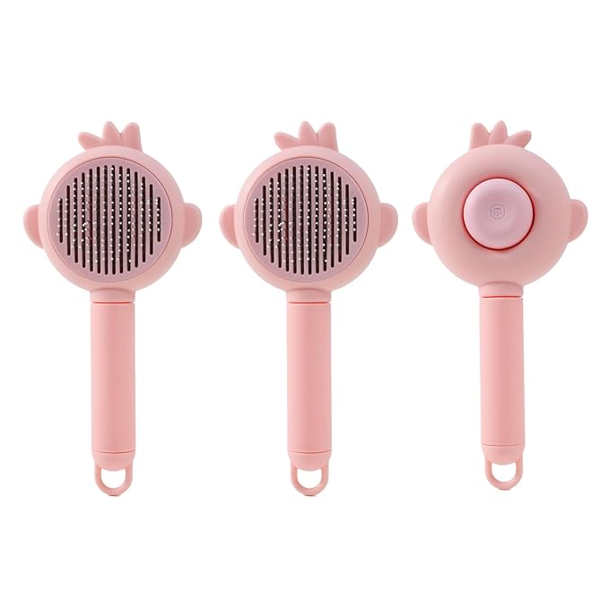 Lovely Shape Pet Comb Deshedding Brush with Easy Function Pet Grooming Accessory Hair Tool Deshedding Brush for Dog Cats