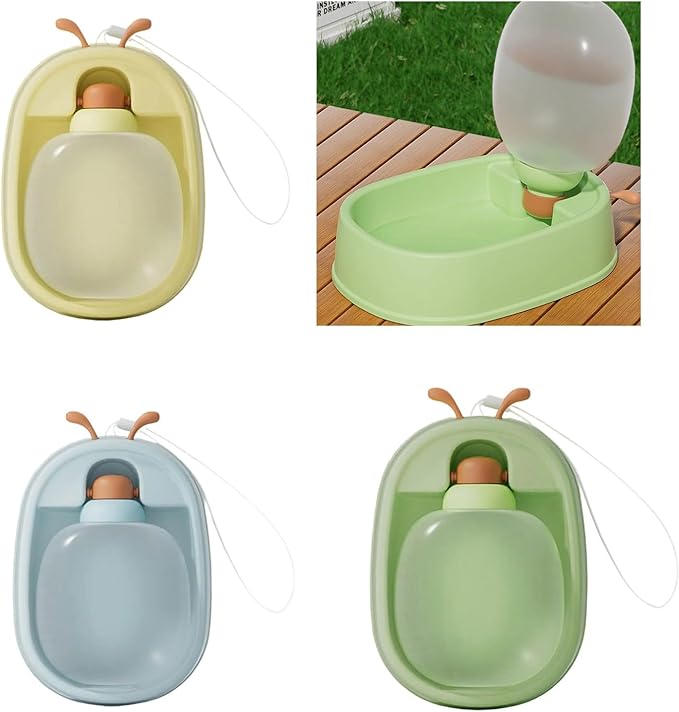 Pet Travel Water Dispenser and Poop Bag Compartment for Dog Owners Daily Walking Supplies Pet Travel Accessories