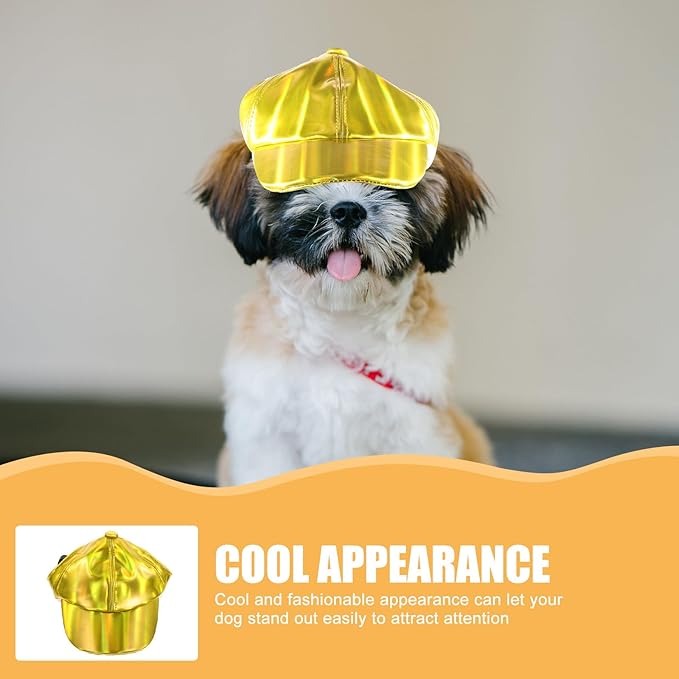GLEAVI Dog Baseball Cap Puppy Hat Bright XL Decorative Outdoor Pet Accessory for Small Dogs for Breed and Puppy Supplies