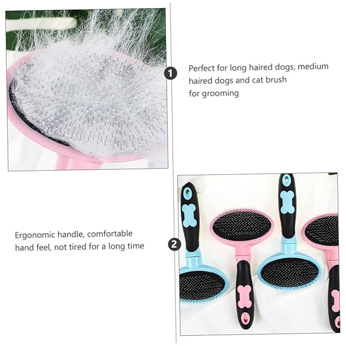 Cat Hairbrush Pet Grooming Tool Pet Comb Cat Supplies Cleaning Brush Massage Body Mind for Hair