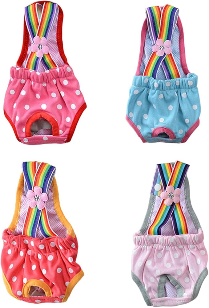 Female Dog Sanitary Panties Diaper Pantie Diapers Washable Underwears SkinFriendly Period Shorts Supply Pet Diaper Sanitary Panties