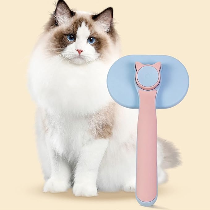 Pet Brush Slickers Comb Bent Steel Needle For Shedding & Grooming For All Long/Short Hair Dogs Cats Pet Dog Slickers Brush Soft Massage Grooming For Dogs Cats With Double