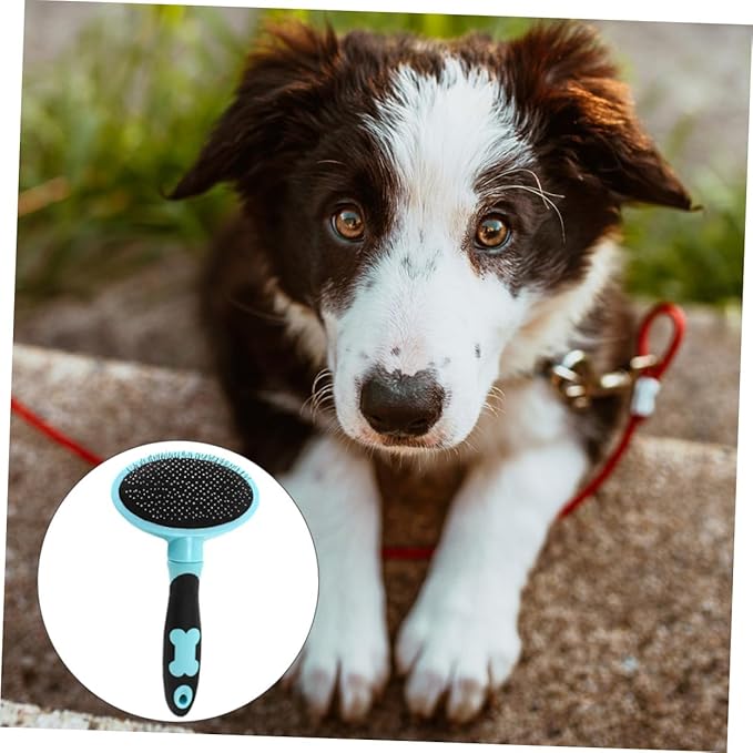 Milisten Indoor Cat Brush Smoothing Brush Pet Comb Gentle Grooming Tool Pet Hairbrush Deshedding Comb