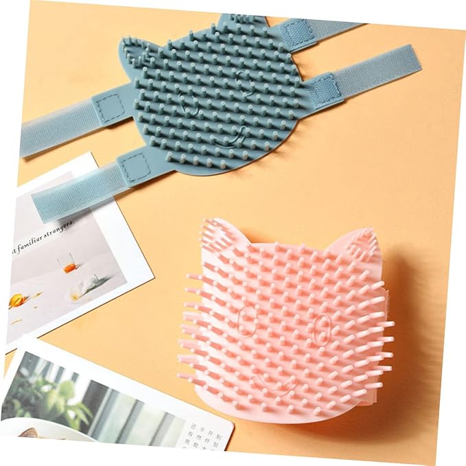 GANAZONO Eco-friendly Silicone Pet Brush Comb for Cats Detangling Fur Coat Grooming Supplies Cat Self Wall Comb