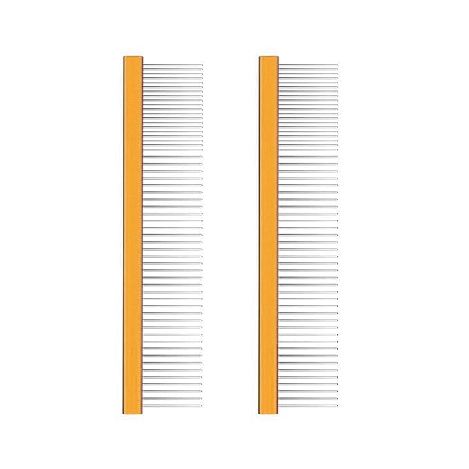 2PCS Hair Brush Comb For Cats Shedding Furs Grooming Dog Remover Massage Messfree Pet Grooming Supply Cats Hair Deshedding Brush
