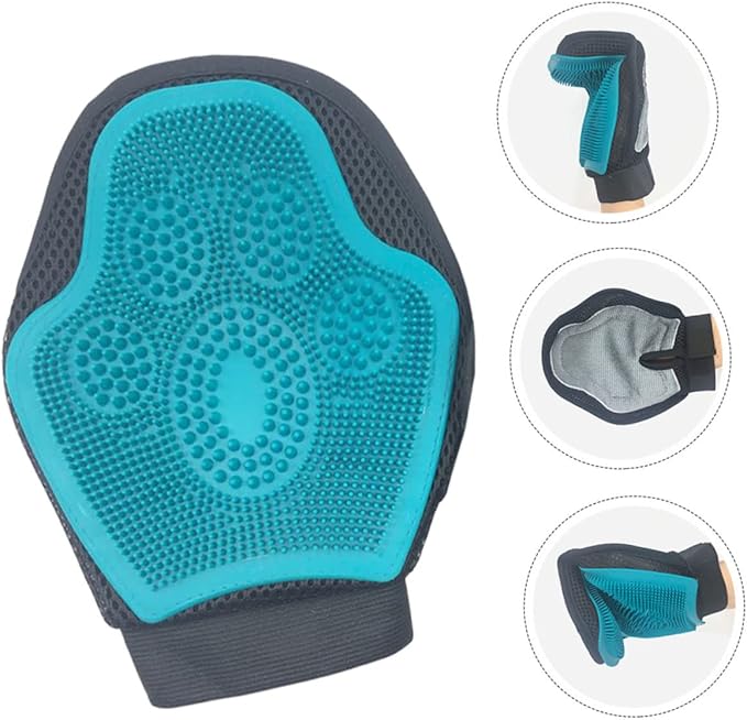 Pet Hair Cleaner Brush Pet Gloves Grooming Double-Sided Sticky Brush Cat Dog Supply Easy Massage