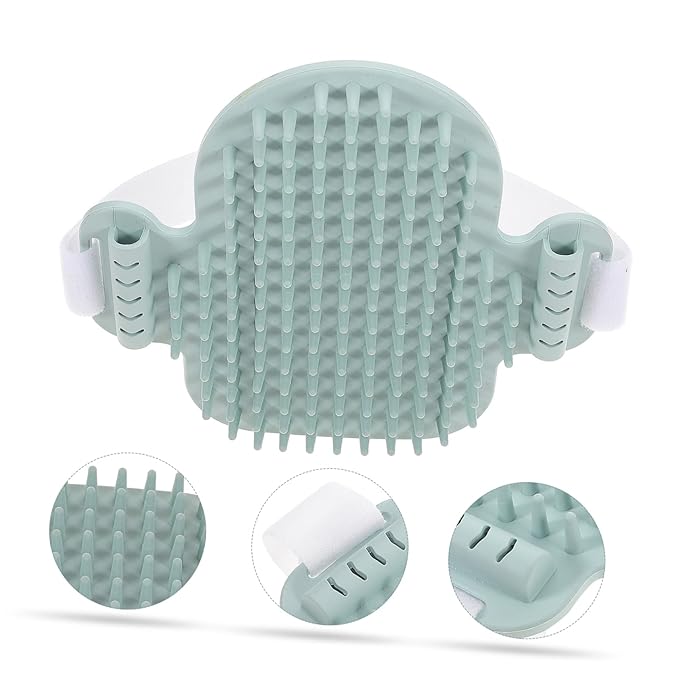 Rubber Cat Brush Tickle Comb Cat Wall Scratcher Catnip Cat Toy Cat Wall Toy Cat Wall Brush Self with Catnip Cat Grooming Supplies Kitten Massage Comb Cat Scratching Board