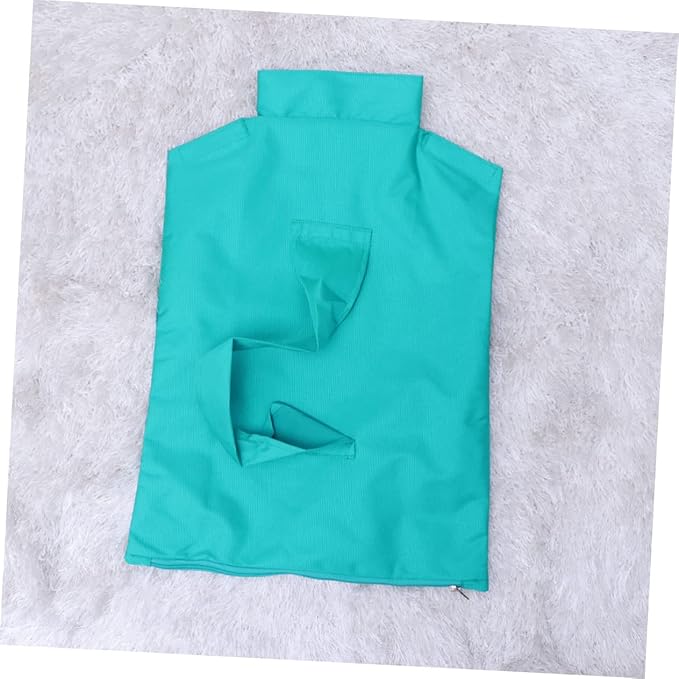 BESPORTBLE Multi-Functional Cat Grooming Bag Fixed Pouch for Bathing Nail Trimming and Medicine Administration Breathable Durable Design for Pet Cats Deep Green