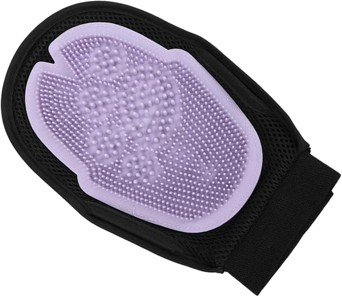 Pet Grooming Gloves, Dog Brush Glove, Soft Comb Design, Combing Mitts to Shedding, Bath Supplies Pet Massaging and Grooming,