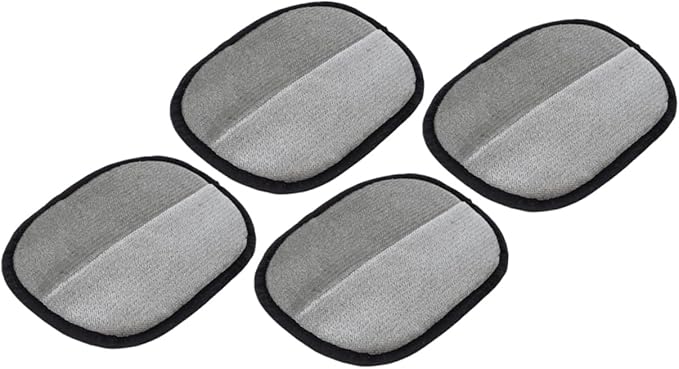 IMIKEYA 4pcs Double Sided Pet Hair Remover Gloves Efficient Cat Grooming Mittens for Easy Hair Removal from Furniture Clothing Carpets High Adhesion User Friendly Design Multi Purpose Tool