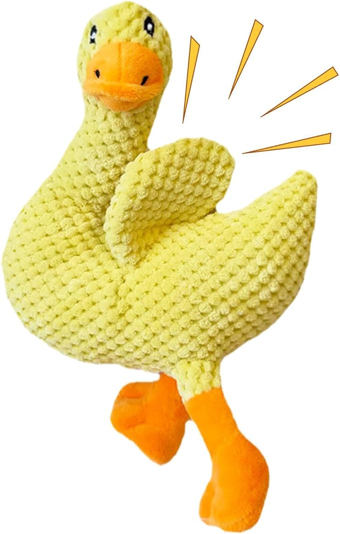 Interactive Dog Toys | Soothing Plush Toys with Squeak and Soft Stuffing - Sound Chew Toys for Puppy Games | for Puppies and Small Large Breeds Indoor Outdoor