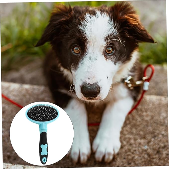 Happyyami Cat Brush Grooming Tool Pet Comb Cat Hairbrush for Long Fur for Shedding