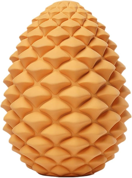 Treat Dispensing Dog Toys - Tough Rubber Chew Pine Cone, Bite-Resistant Pet Toy | Dogs Puppies Supplies for Treat Dispensing, Teeth Cleaning, Chewing, Playing Interactive Fun Training Toy