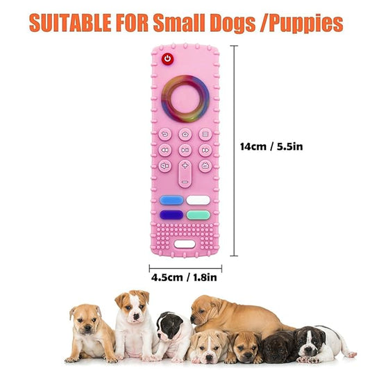 Puppy Toys for Teething, Remote Control Teether for Small Dogs,Puppy Teething Toy for Boredom & Stimulation,BPA-Free