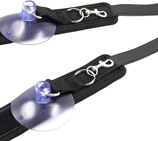 2pcs Dog Grooming Leash Pets Supplies, Adjustable Tub Leash Grooming Loops Pet Bathing Tether with Suction Cup for Kitten,Home,Trimming