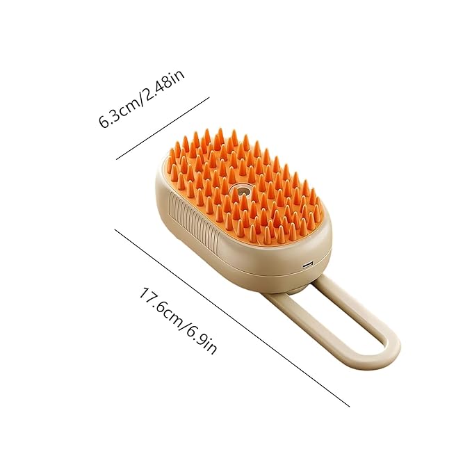 Pet Brush for Cats - Cat Shedding Brush Dog Grooming Supplies - Rechargeable Hair Remover Massage Tools for Cleaning Dematting Undercoat Removal Long Short Small Animals