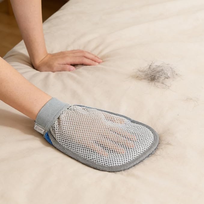 Cat - Clean Removal, Electrostatic Fabric, Washable Build, Gentle Grooming, Secure Fit, Lint Capture, Pet Care, Kitten Puppy Clothing Couch Sofa Bed Carpet Furniture