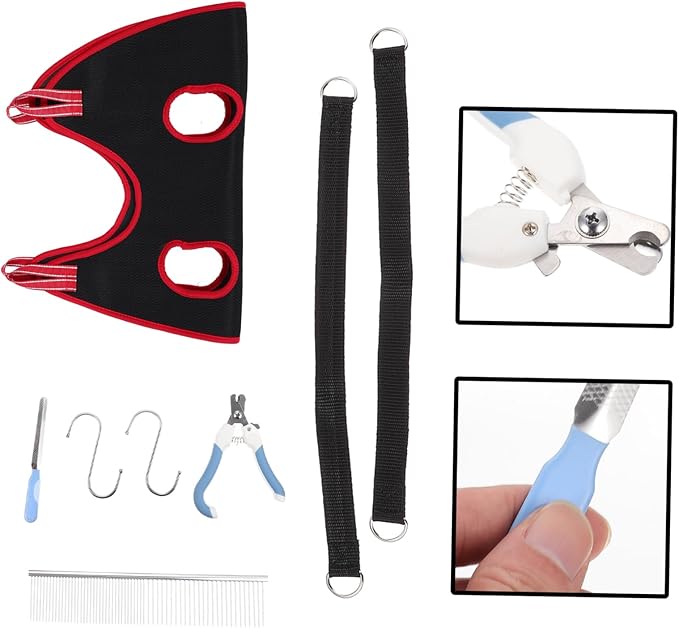 PET Grooming Hammock for Dog and Cat Nail Trimming Adjustable PET Hanging Harness Easy to Use Grooming Supplies