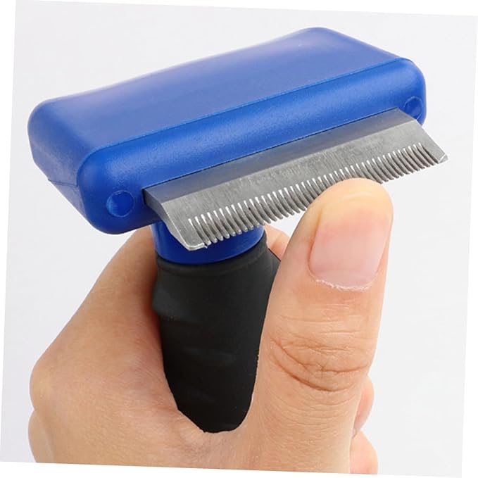 Happyyami Ergonomic Handle Dog Grooming Comb Cat Brush for Shedding Hair Dog Brush Deshedding Tool